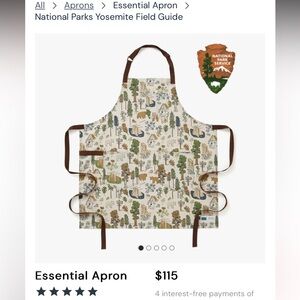 Hedley and Bennett Essential Apron NWT